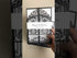 intricate black and white gatefold wedding invitations CWIL04